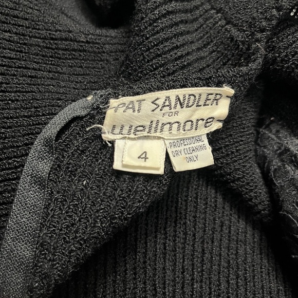 pat sandler for wellmore vintage 1970s midi sweater dress size 4 - Picture 5 of 8